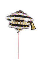 Polka Dots Graduation Balloon بالونه على شكل قبعة تخرج