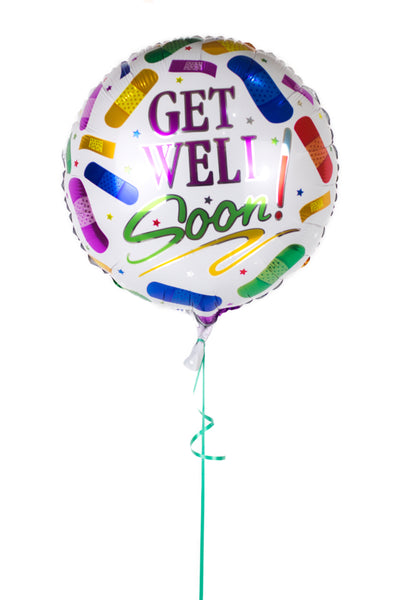 Get Well Soon Foil Balloon IV بالونه بعباره التمنيات بالشفاء العاجل