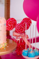 Pink Balloon Cart- عربة حلويات مزينهبالبالونات