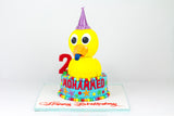 3D Duck Shaped Birthday Cake - كيكة على شكل شخصيه كرتونيه