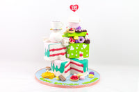 Sweets Sliced Birthday Cake-كيكة يوم ميلاد