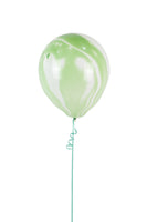 Green Marble Balloon بالونه لاتكس رخاميه - اللون اخضر