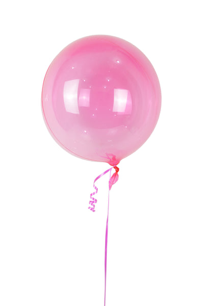 Red Transparent Balloon بالونه شفافه باللون الاحمر