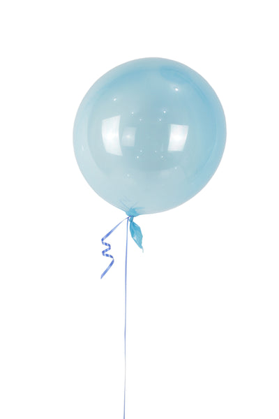 Blue Transparent Balloon بالونه شفافه باللون الازرق
