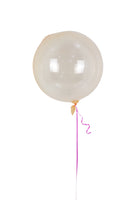 Peach Transparent Balloon بالونه شفافه باللون المشمشي