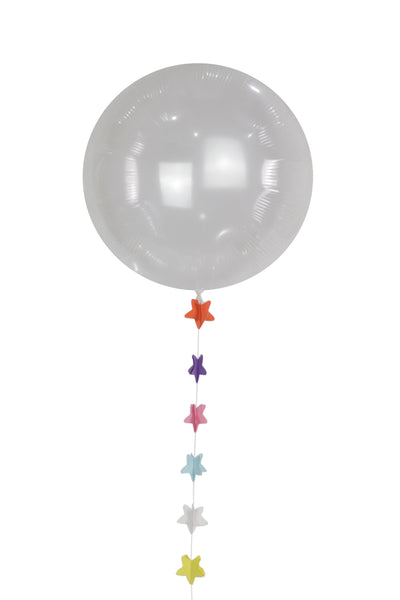 Garland Clear Balloon بالونه شفافه مع شريطه