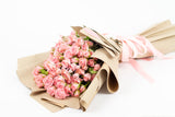 Blush Pink Hand Bouquet - تنسيق بوكيه ورد