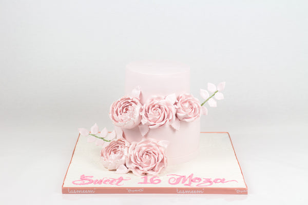 Sweet 16 Birthday Cake - كيكة من طابقين