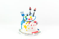Painter Birthday Cake - كيكة يوم ميلاد