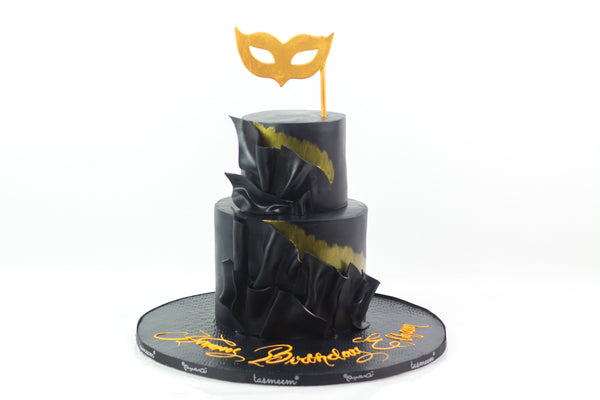Masquerade Mask Birthday Cake - كيكة يوم ميلاد
