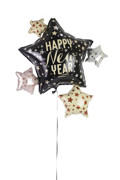 Happy New Year Star Shaped Balloon IV - بالونه على شكل نجمه