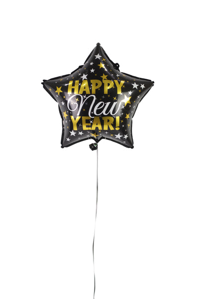 New Year Star Shaped Foil Balloon II - بالونه على شكل نجمه