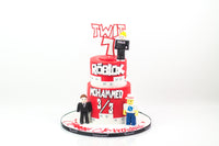 Two-Layered Gamer Cake - كيكة يوم ميلاد