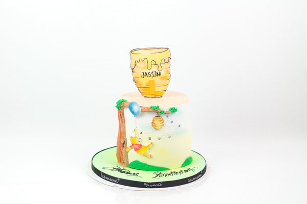 Honey Birthday Cake - كيكة يوم ميلاد