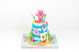 Sea Princess Birthday Cake  كيكة على شكل شخصيه كرتونيه