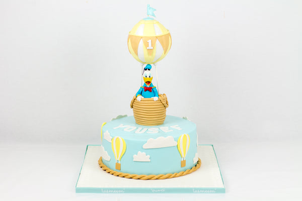 Air Balloon Birthday Cake - كيكة المنطاد