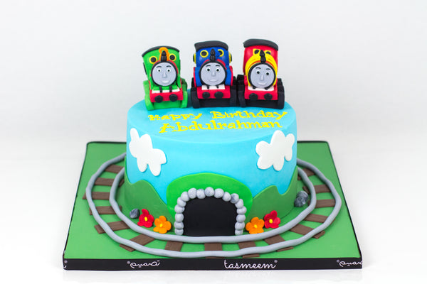 Train Birthday Cake - كيكة على شكل شخصيه كرتونيه