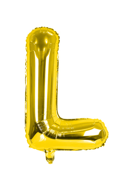 Letter "L" Gold Foil Balloon -حرف L ذهبى فويل بالون