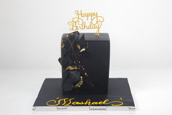 Black Box Birthday Cake - كيكة يوم ميلاد