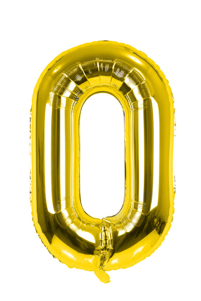 Letter "O" Gold Foil Balloon -حرف O ذهبى فويل بالون