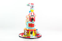 Three-Tiered Carnival Birthday Cake كيكة يوم ميلاد