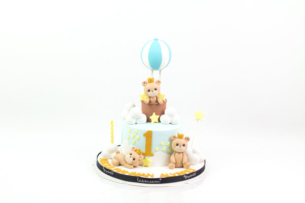 Three Little Bear Birthday Cake كيكة يوم ميلاد