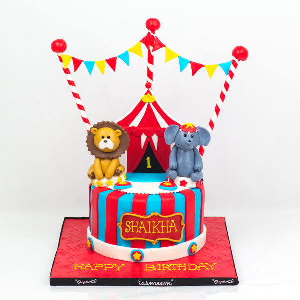 Carnaval Theme Birthday Cake - كيكة يوم ميلاد