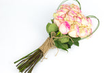 Heart Pink Shaped Bouquet - بوكيه على شكل قلب زهري