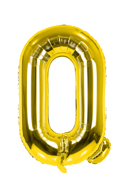 Letter "Q" Gold Foil Balloon -حرف Q ذهبى فويل بالون
