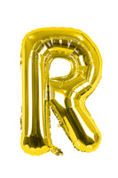 Letter "R" Gold Foil Balloon -حرف R ذهبى فويل بالون