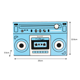 Garangao Stereo Box 10 Pieces (Empty sets) -علبه قرنقعوة على شكل مسجل ١٠ علب (مفرغه)