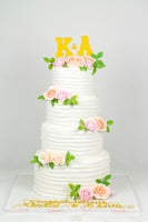 Four Tiered Wedding Cake - كيكة زواج