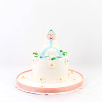Round Hijab girl Birthday Cake- كيكة يوم ميلاد