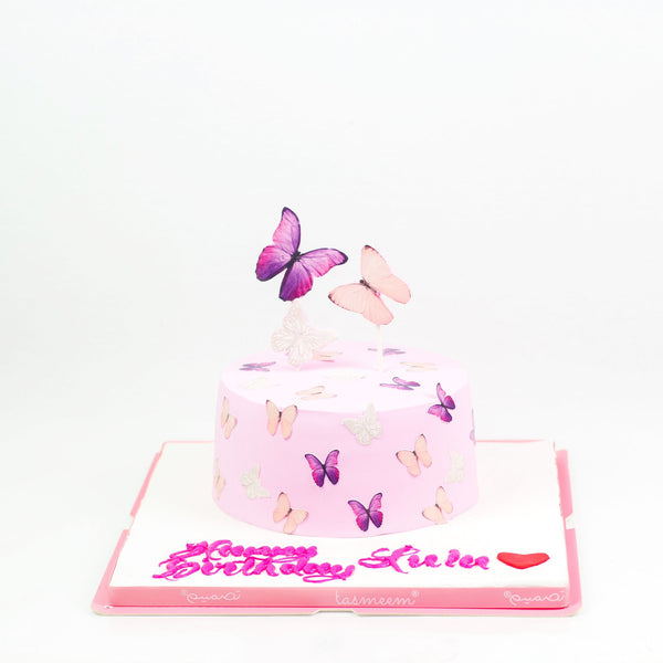 Butterfly Birthday Cake -كيكة الفراشات