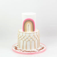 Light Rainbow Cake-كيكة يوم ميلاد
