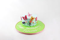 Garden Butterfly Birthday Cake -كعكة عيد ميلاد الفراشة الحديقة