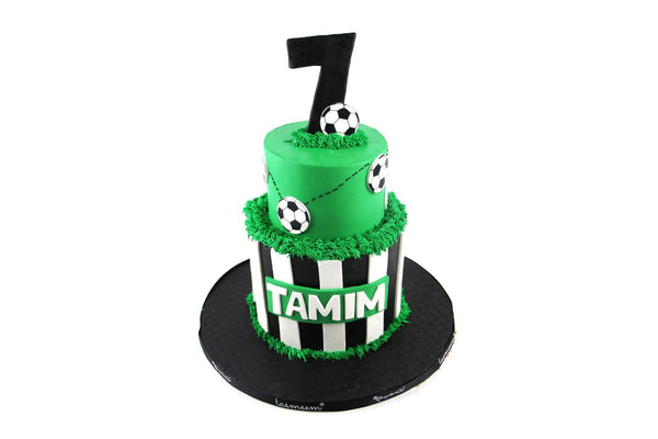 Football Theme Birthday Cake كعكة عيد ميلاد كرة القدم