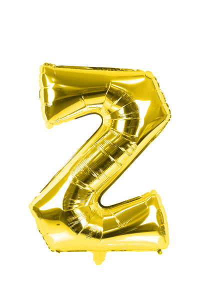 Letter "Z" Gold Foil Balloon -حرف Z ذهبى فويل بالون