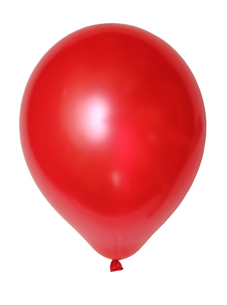 12" Red Latex Balloon  بالون لاتكس حجم ١٢ بوصه - اللون احمر
